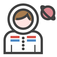 Astronaut illustration