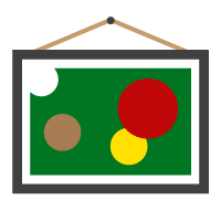 Illustration of a painting