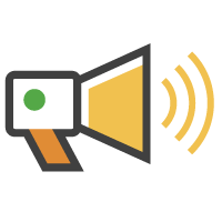 Illustration of megaphone