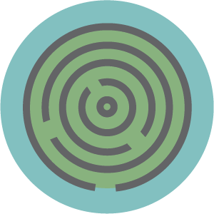 Illustration of labyrinth