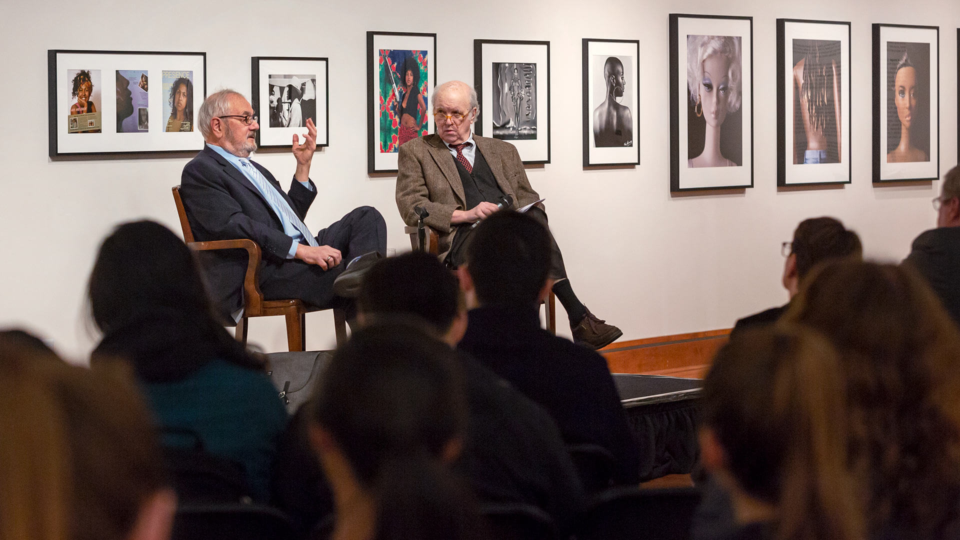Barney Frank and crowd