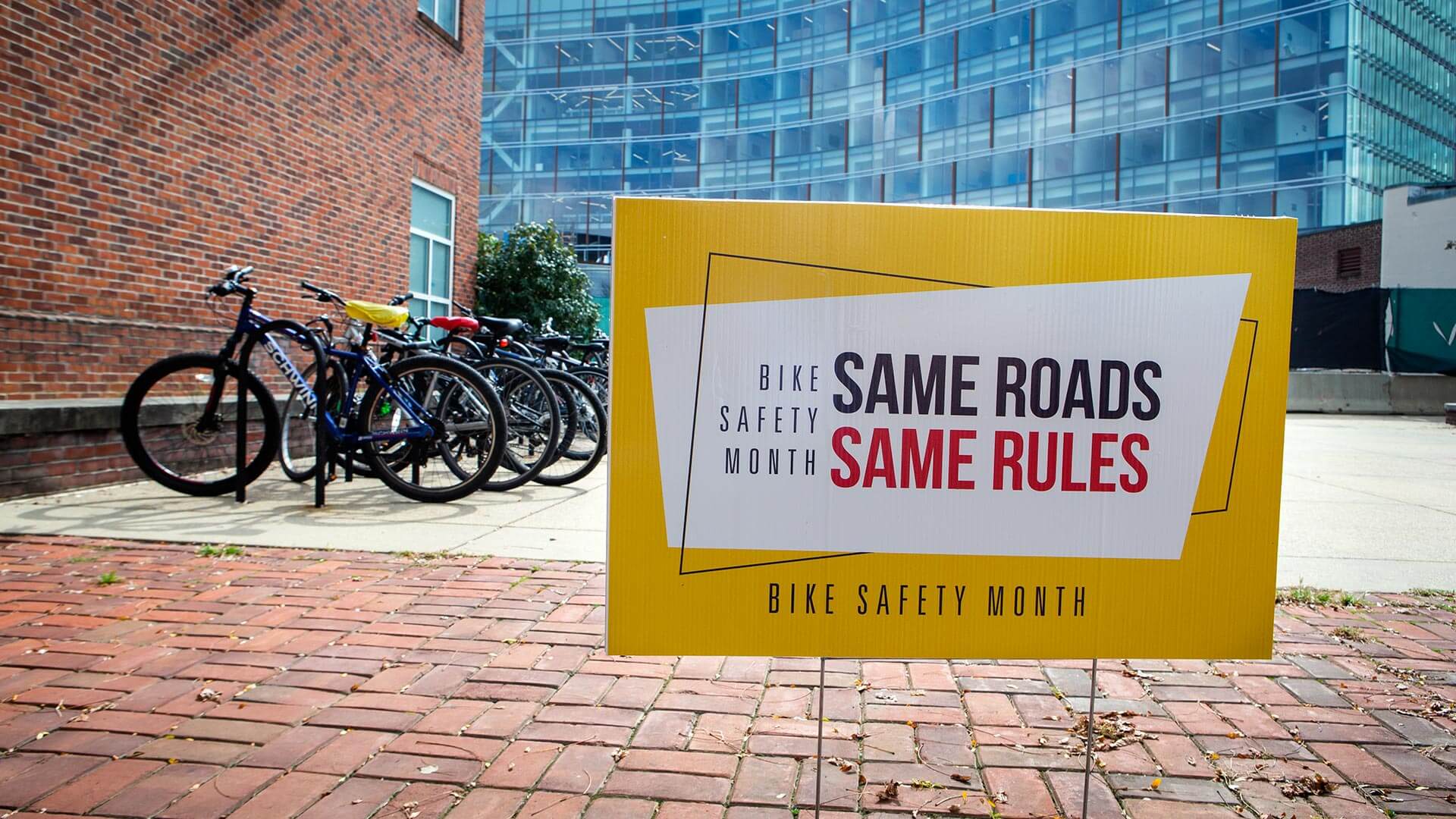 Bike Safety sign