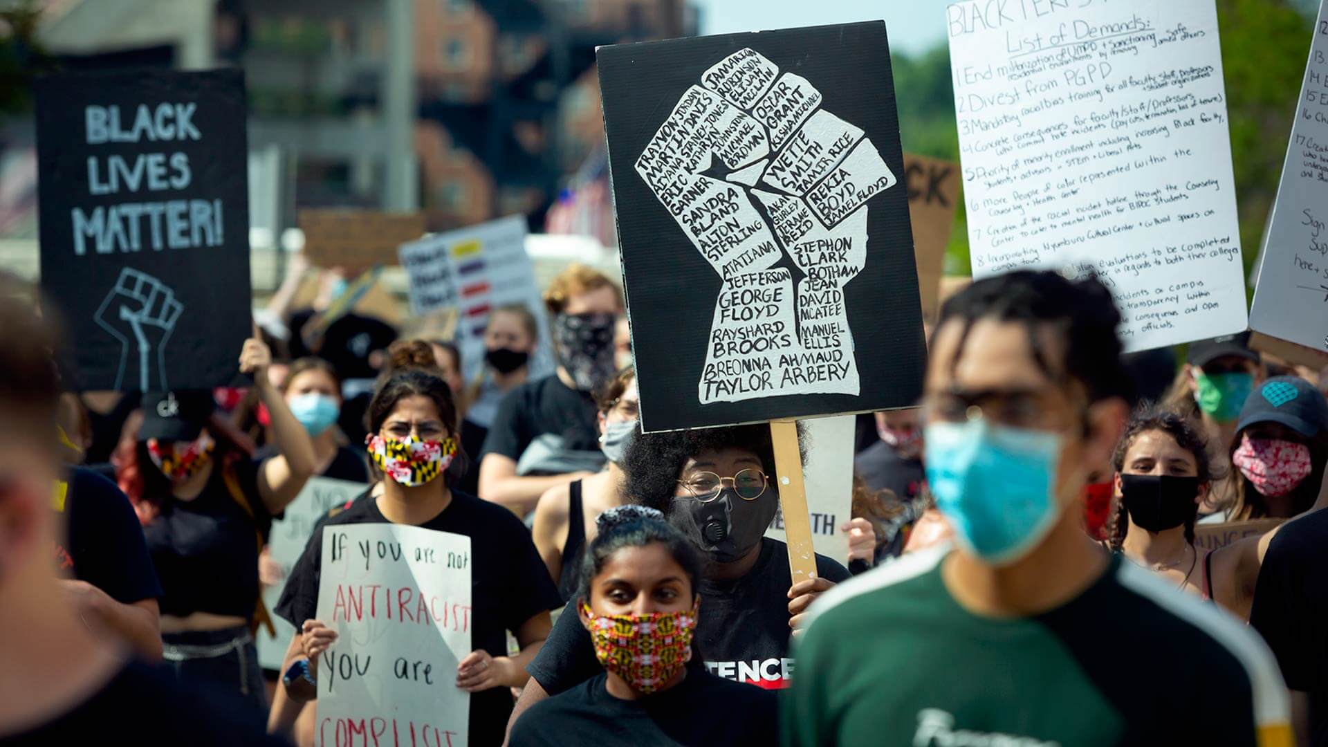 Students protest
