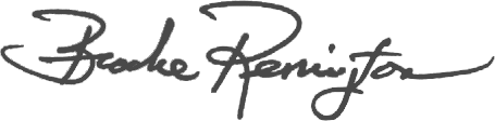 Brodie Remington signature