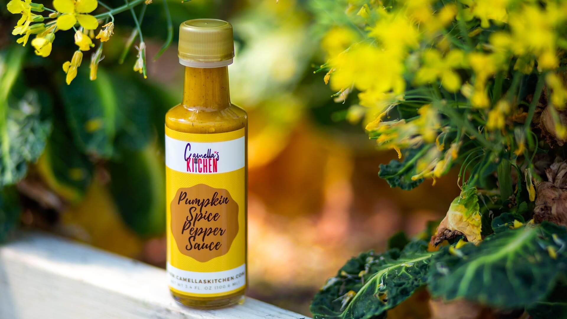 sauce bottle from Camella's Kitchen