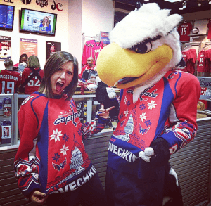Magee with Slapshot