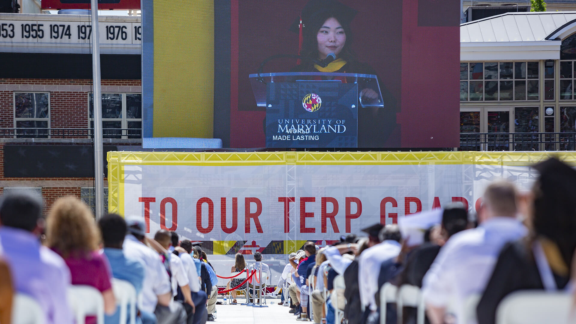 Hannah Rhee speaks on screen
