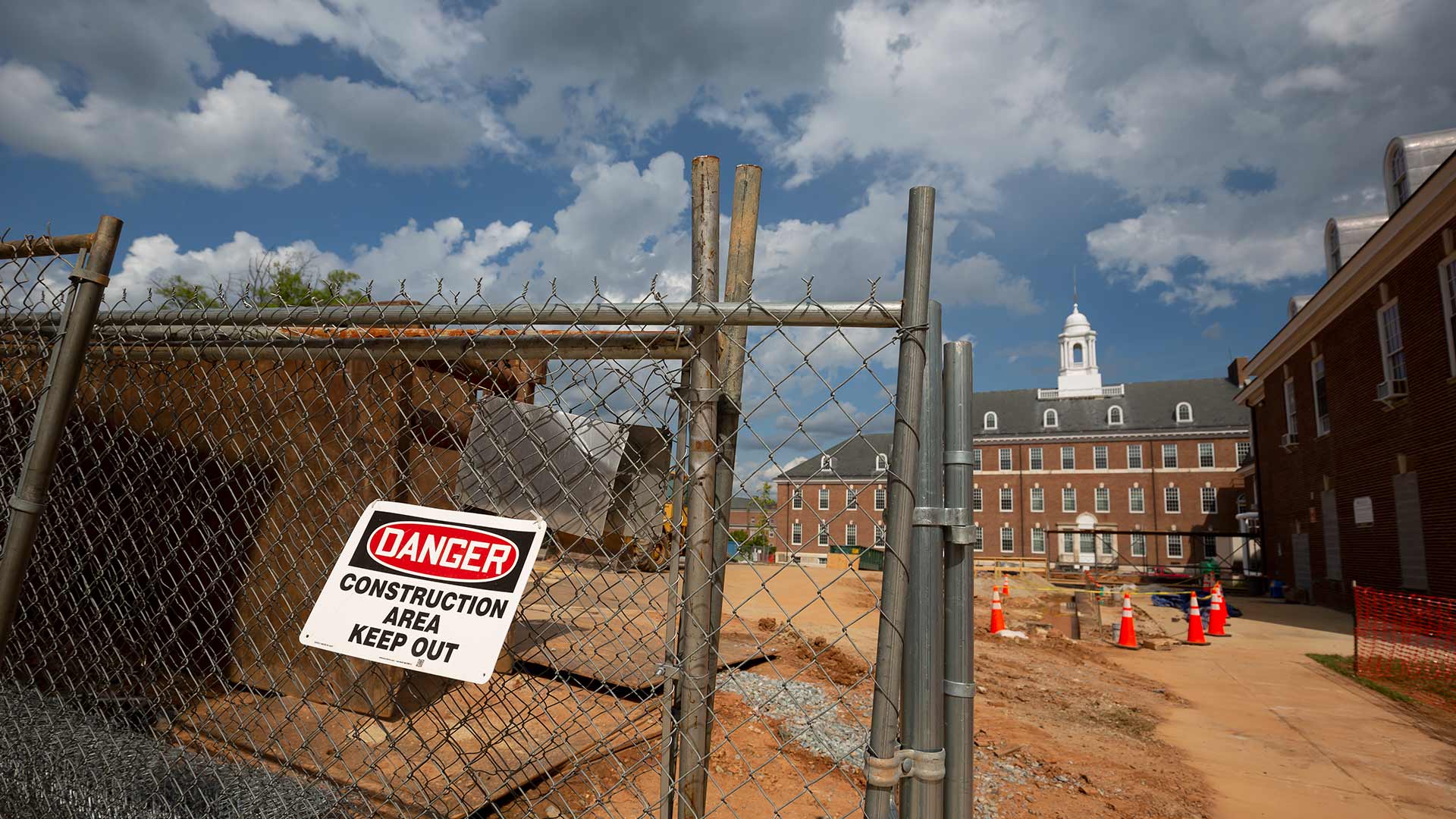 Construction at H.J. Patterson Hall at UMD