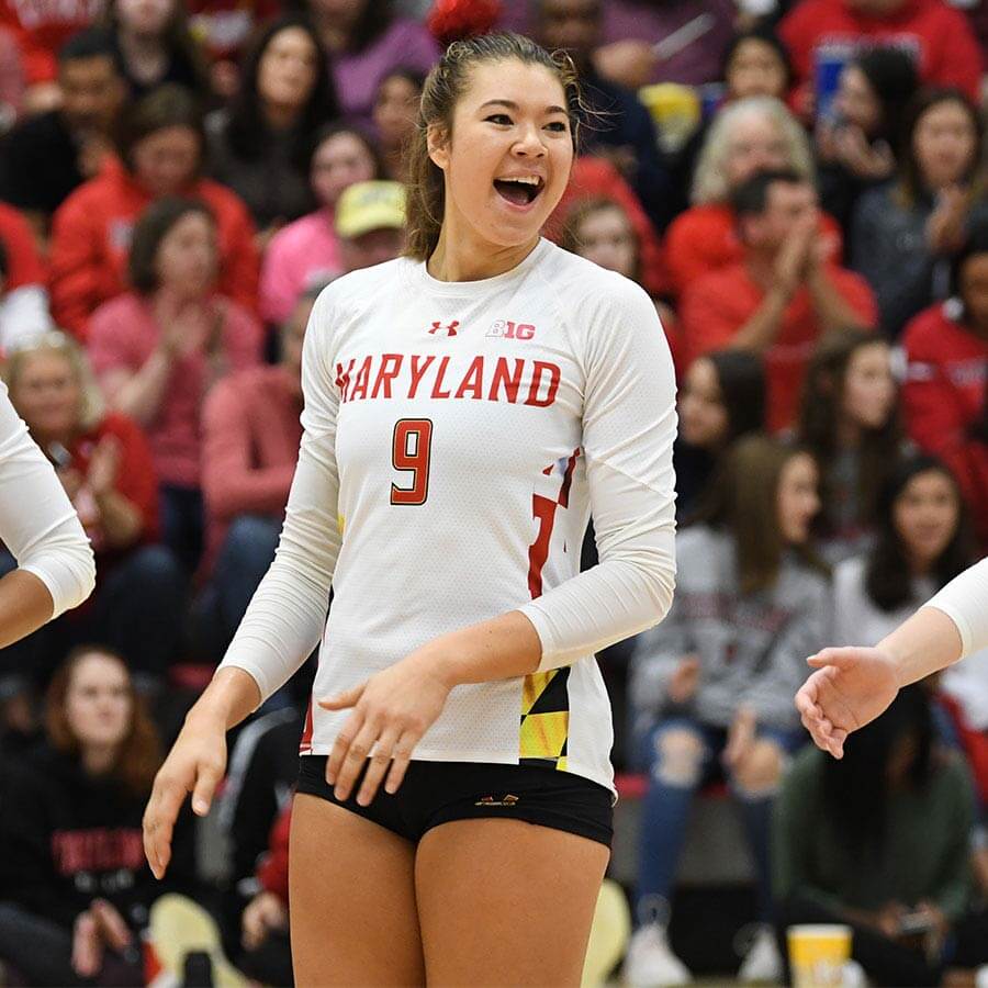 Volleyball player Erika Pritchard