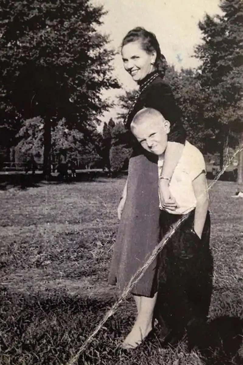 Alex Klemko with his mother, Antonia McDonald