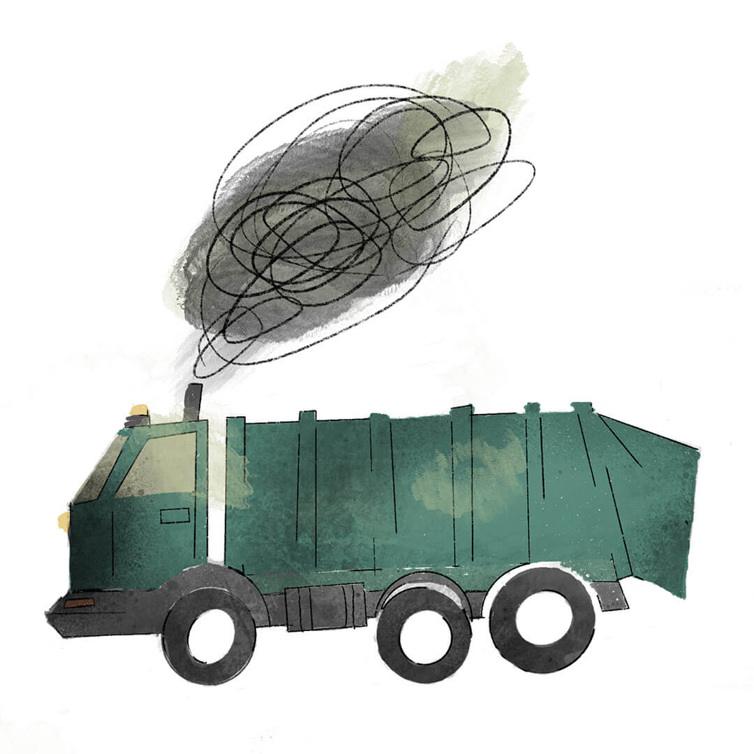 Garbage truck