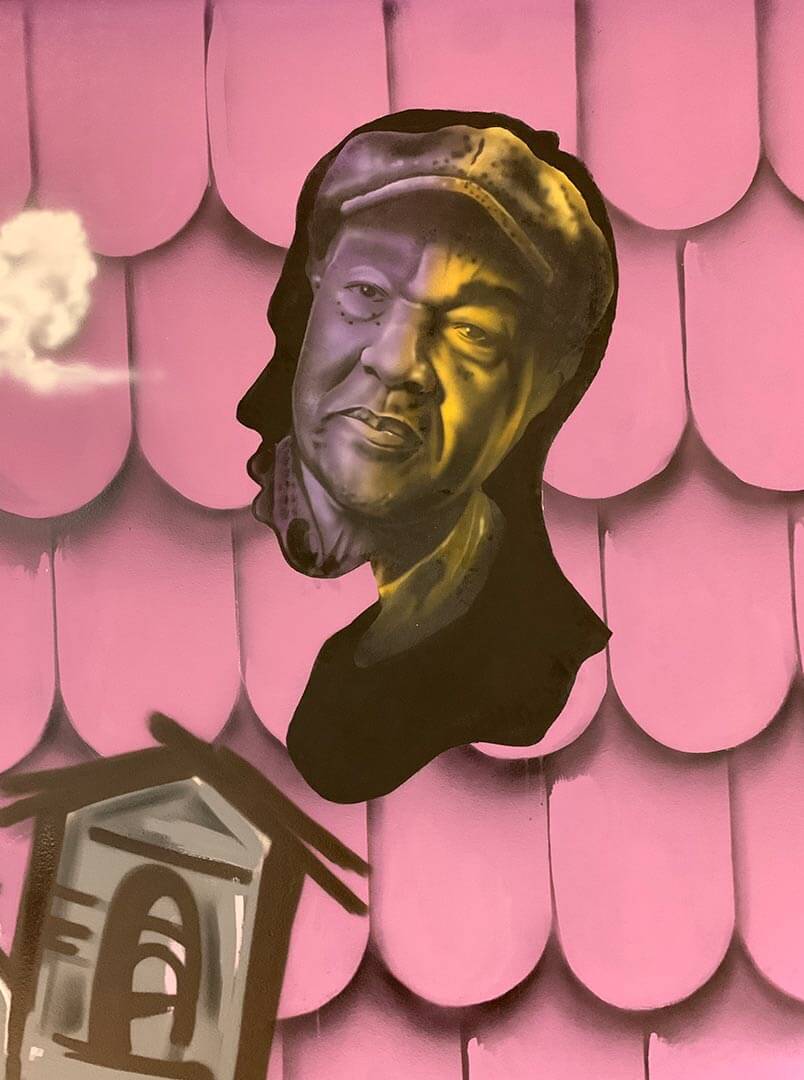 Driskell mural detail