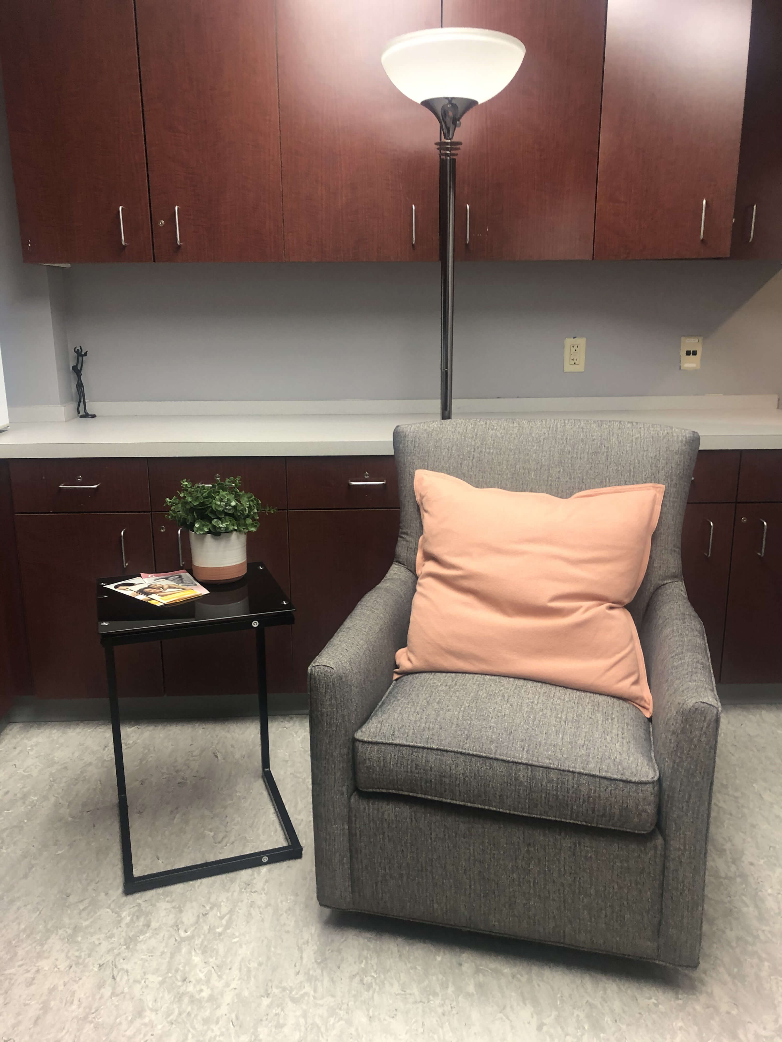 Lactation/feeding room in the School of Public Health