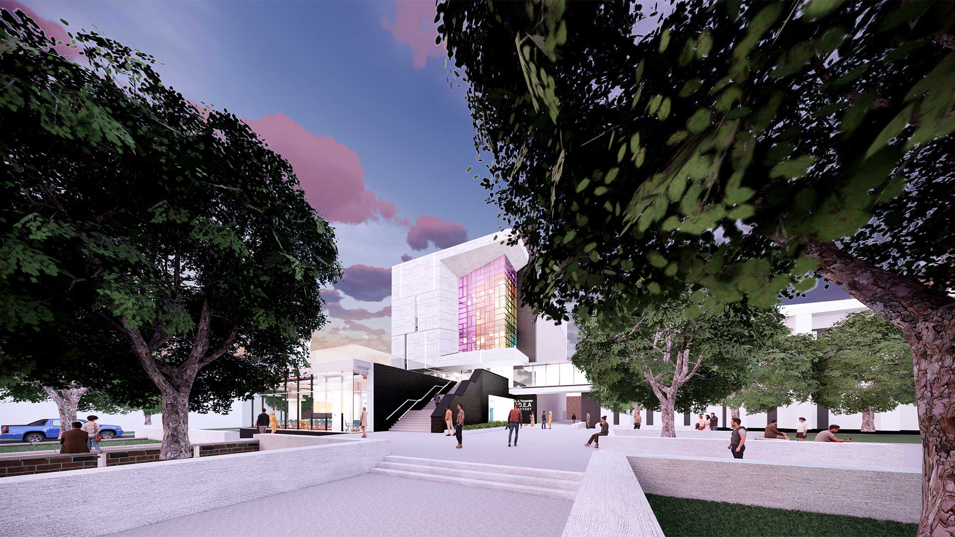 IDEA Factory as seen in rendering from Kim Plaza