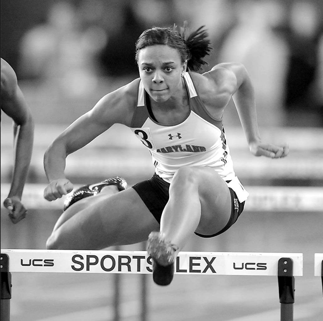 Track and field athlete Kiani Profit