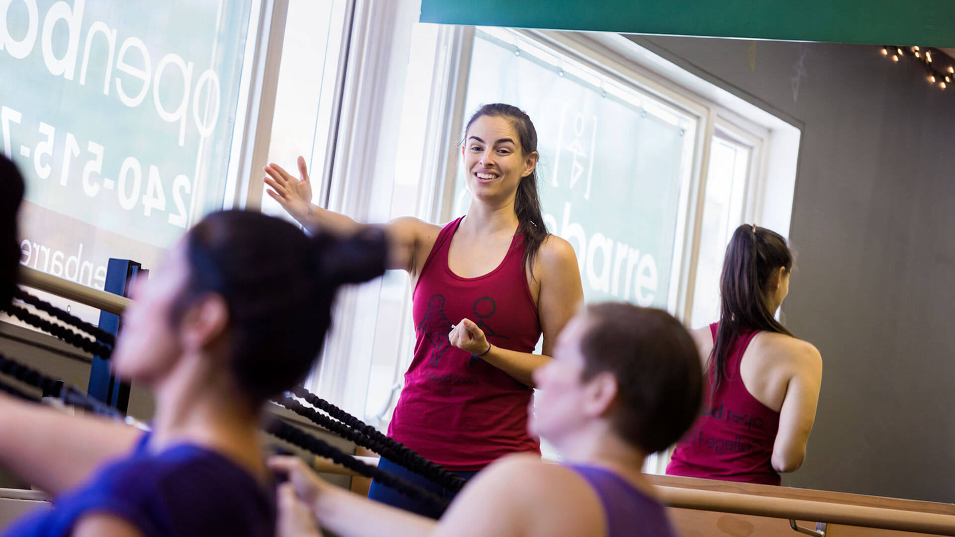 Lauren Filocco teaches at OpenBarre