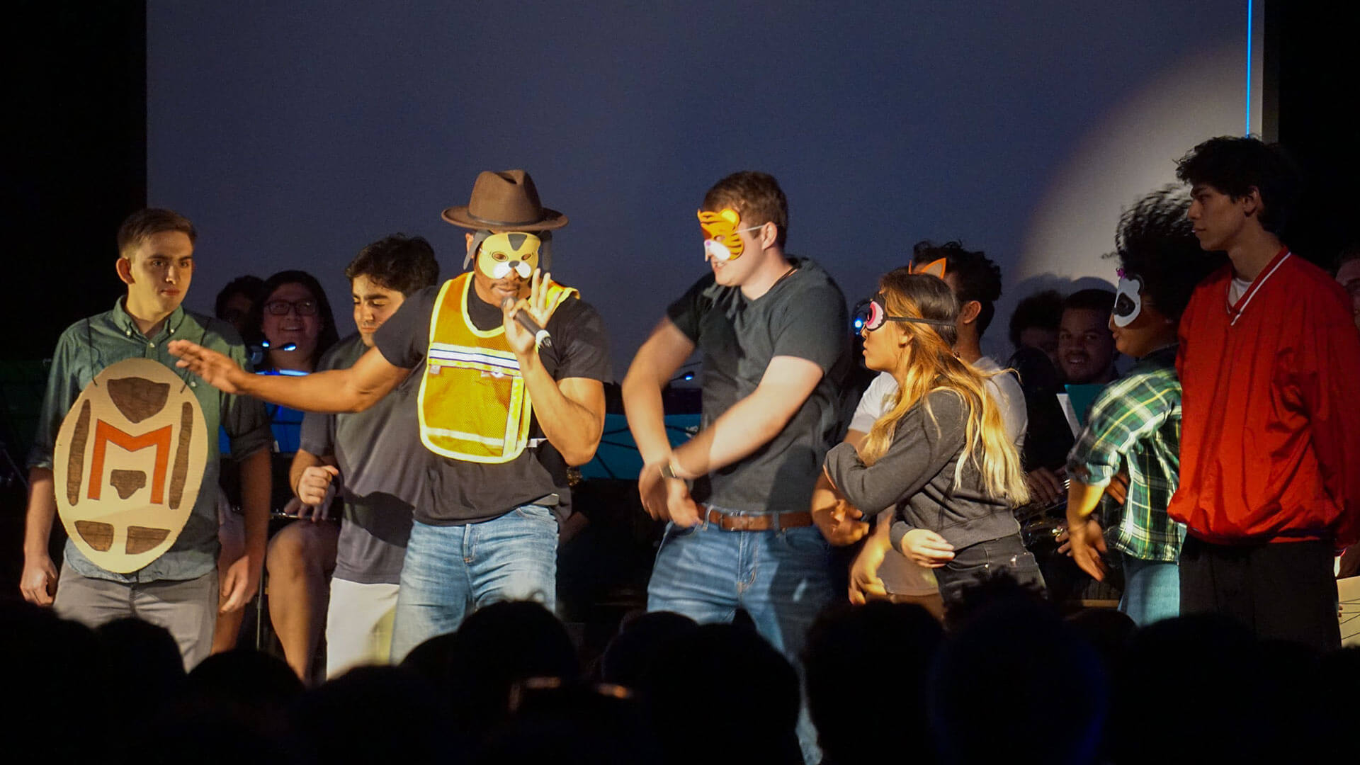 Students performing at Maryland Night Live