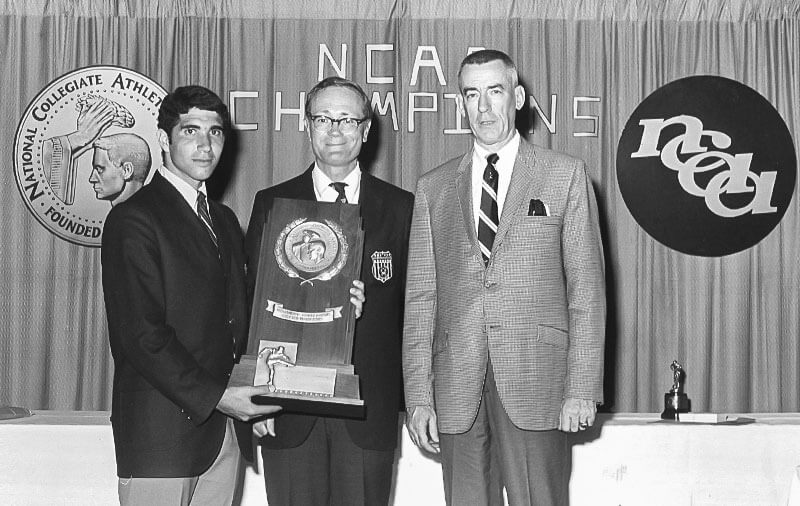 Morelli, Royal, Kehoe with trophy