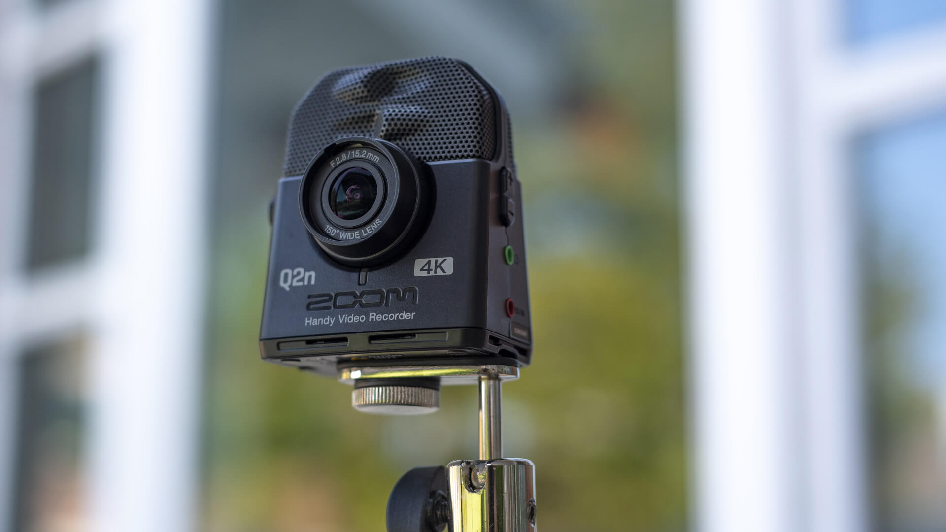 Close-up of a Zoom Q2N-4K recorder