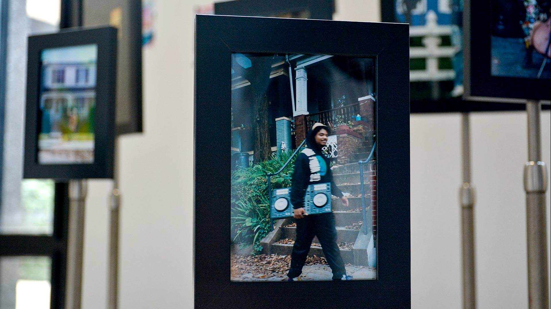 Framed photo from "The End" exhibit