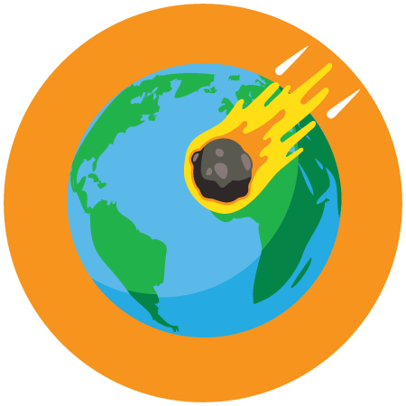Asteroid illustration
