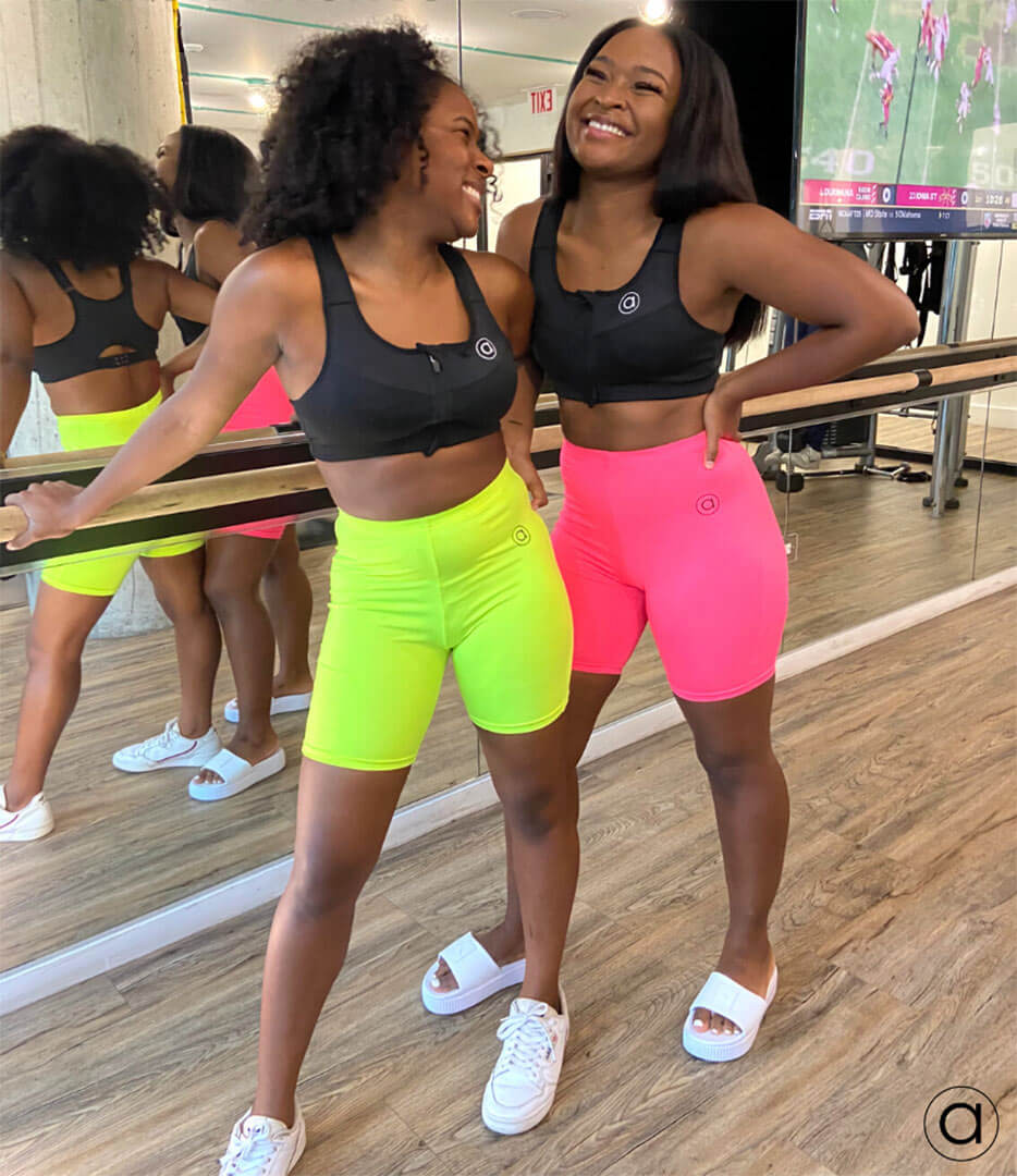 Women wearing Aurora Tights