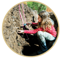 Woman Digging