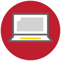 Illustration of a laptop