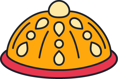 Pan de muerto illustration