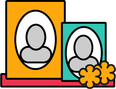 Illustration of photographs