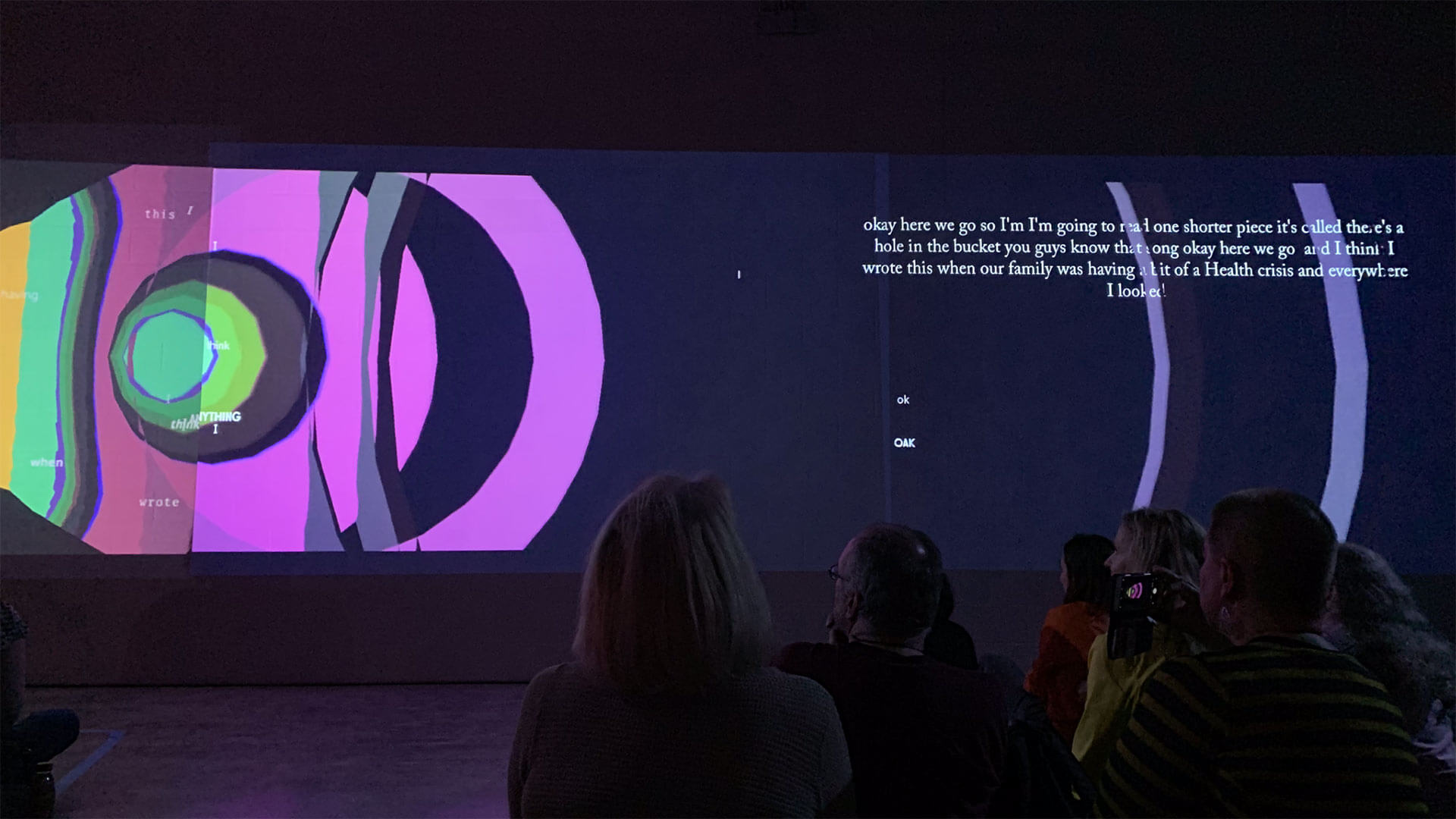 Poetry sythesizer at NextNOW Fest